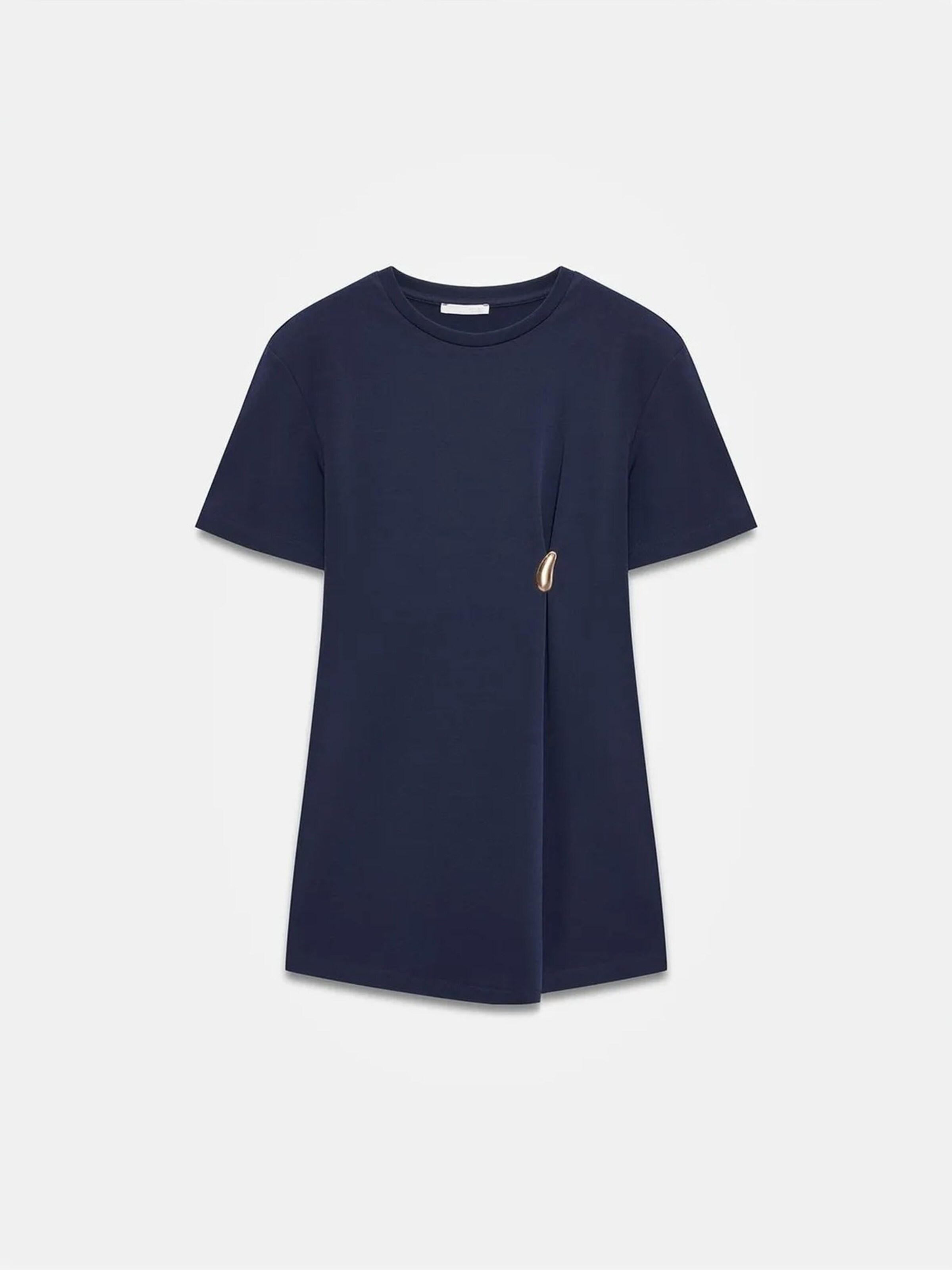 Dilvin - Vestido em azul: frente
