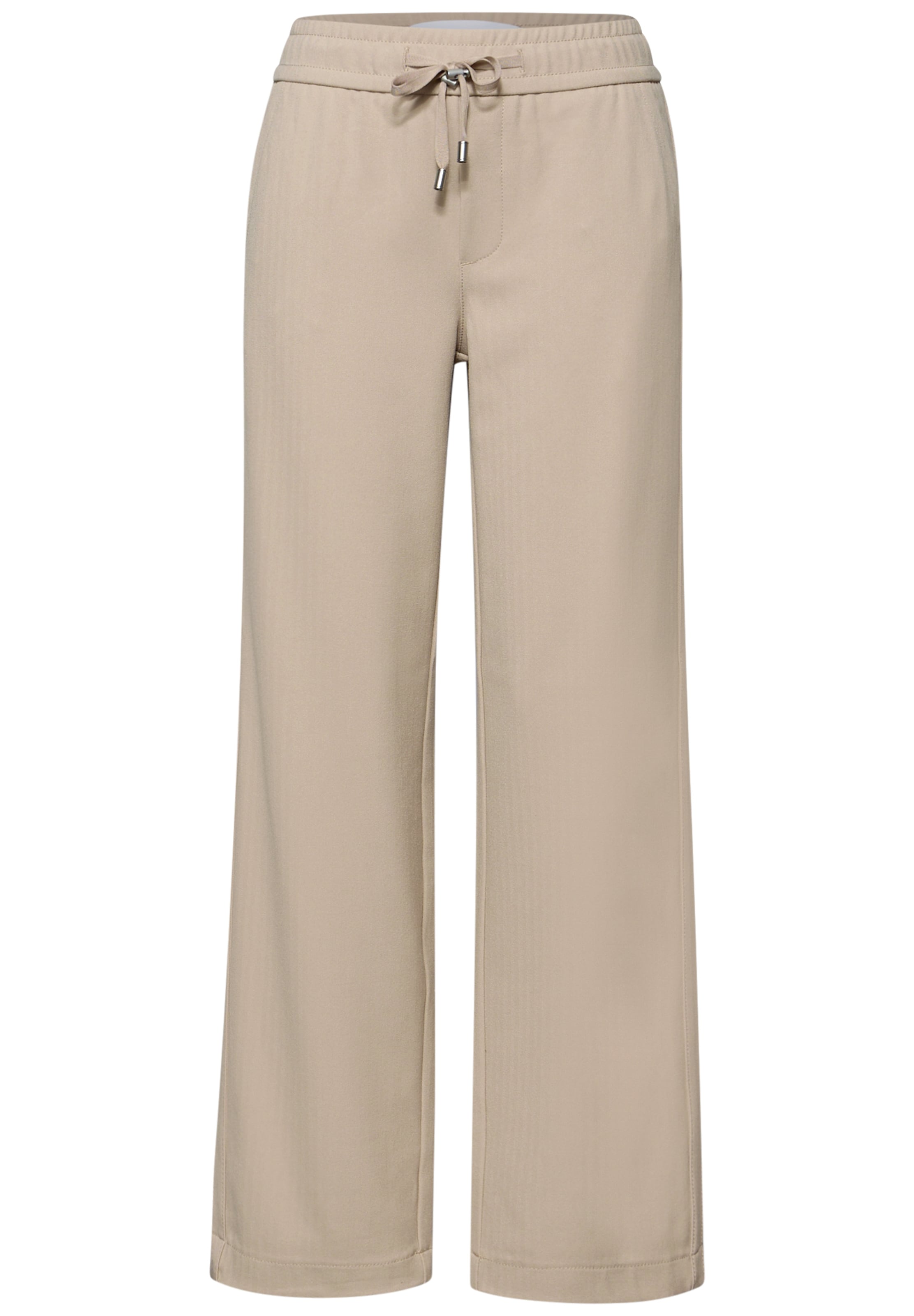 Street One Studio Loose fit Pants in Beige: front