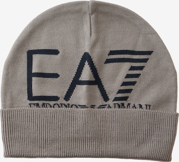 EA7 Emporio Armani Beanie in Grey: front
