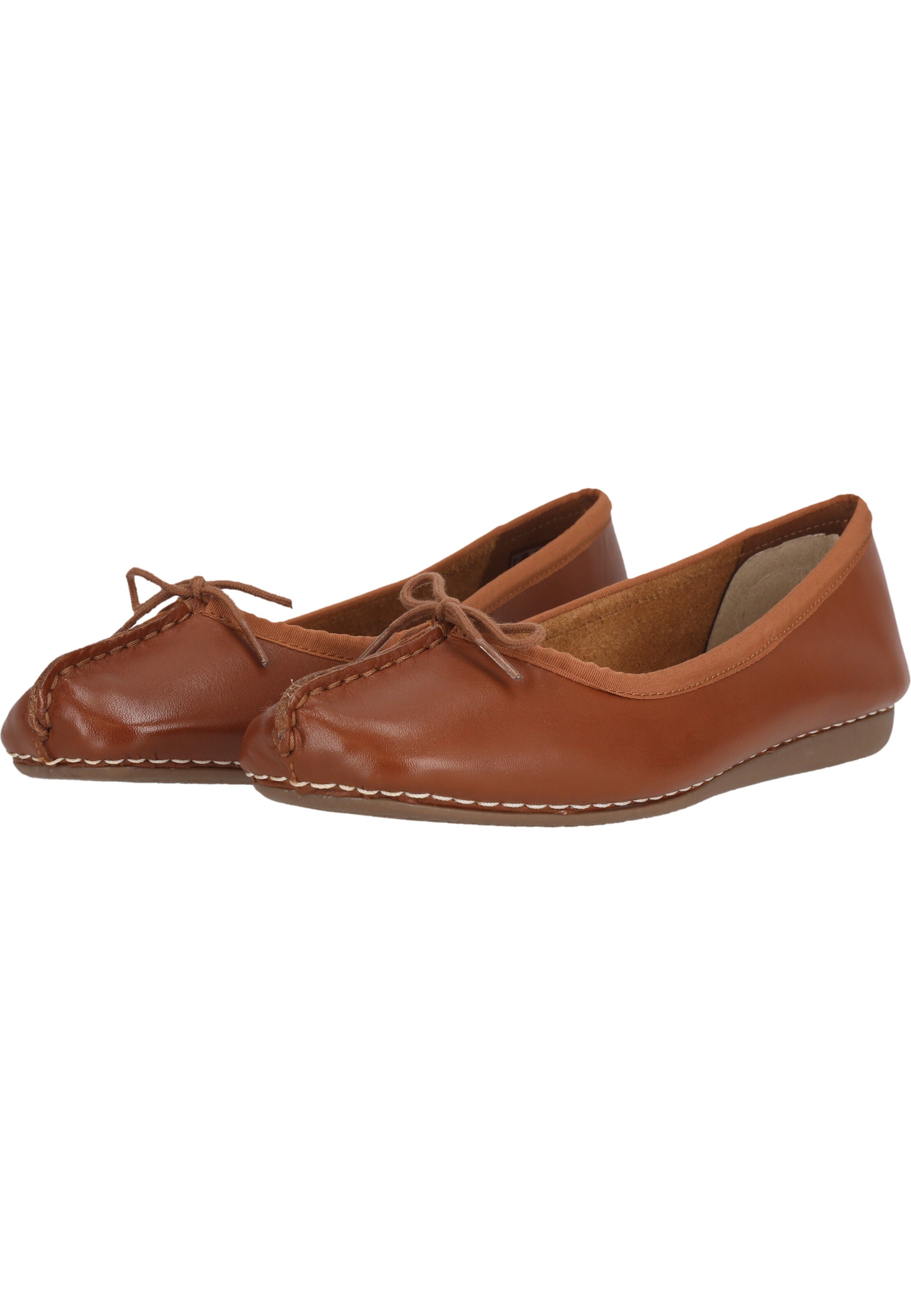 CLARKS Ballerinas 'Freckle Ice' in Braun