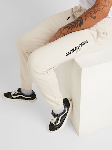 JACK & JONES Tapered Παντελόνι 'GORDON GALE' σε μπεζ