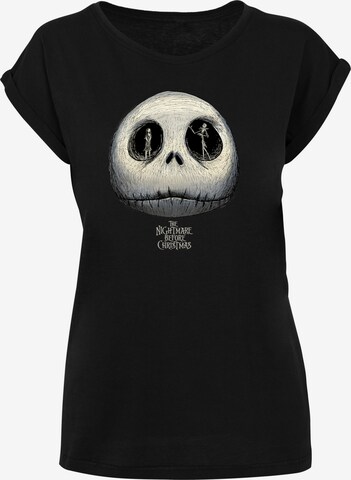 T-shirt 'Nightmare Before Christmas Jacks Eyes' F4NT4STIC en noir : devant