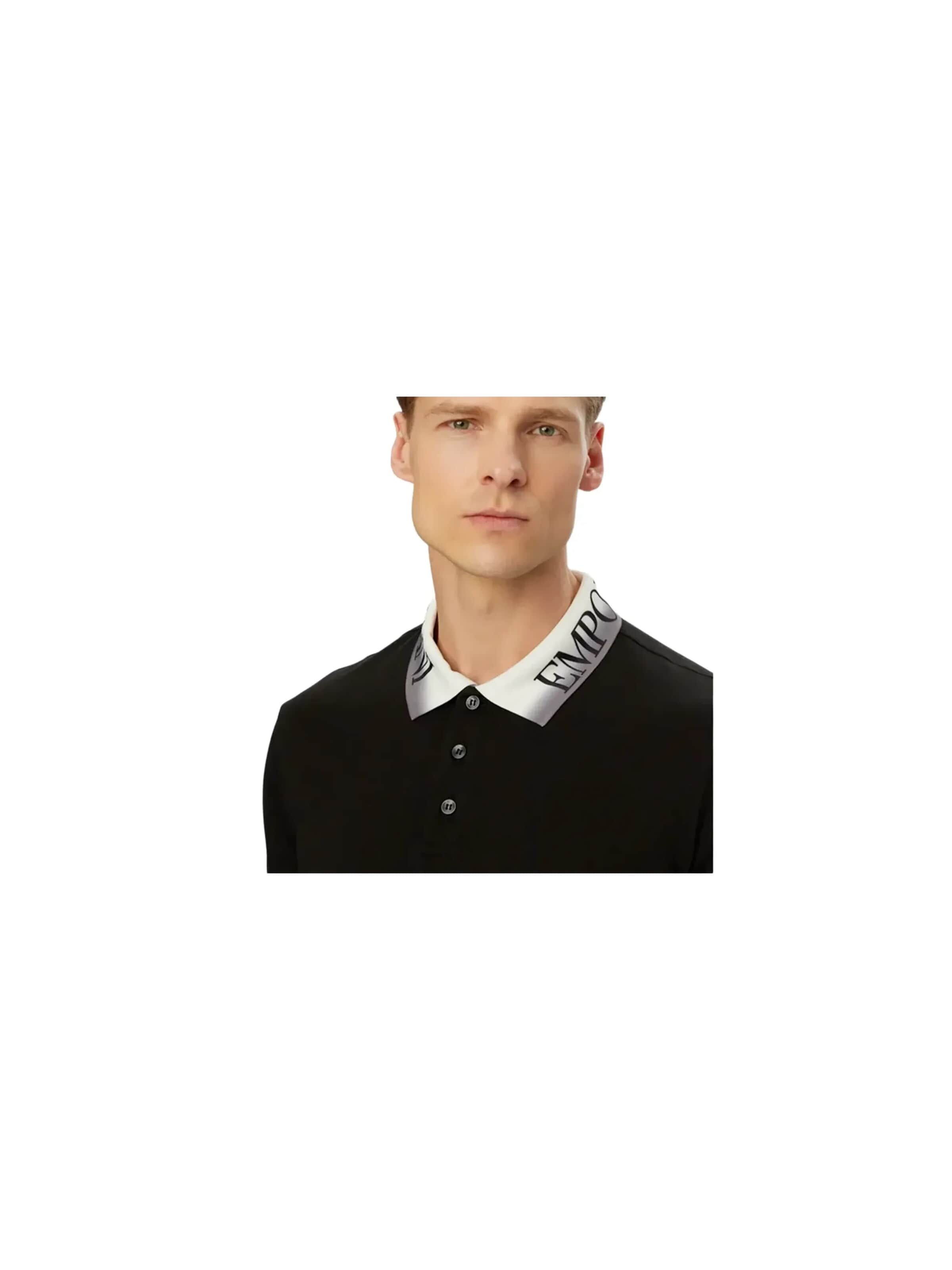 ARMANI - Camiseta 'Signature' en negro
