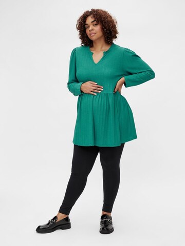 MAMALICIOUS Blouse 'MLFREIA CURVE' in Groen