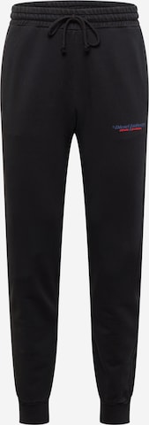 DIESEL Tapered Broek 'TARY' in Zwart: voorkant