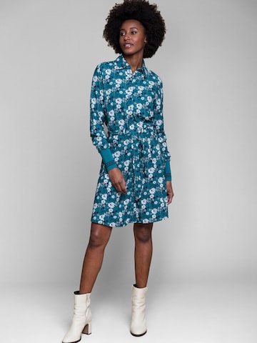 4funkyflavours Shirt Dress 'Play With Me' in Blue