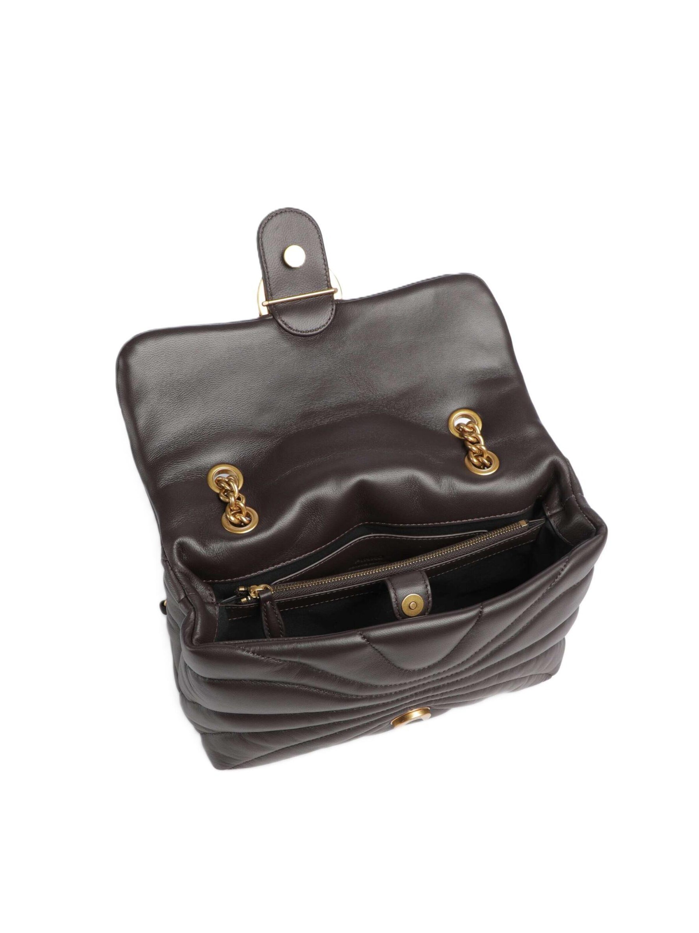 Borsa a tracolla '100038 A1EX' di PINKO in marrone