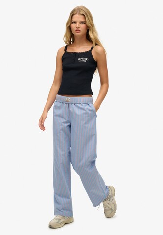 Superdry Loosefit Broek in Blauw