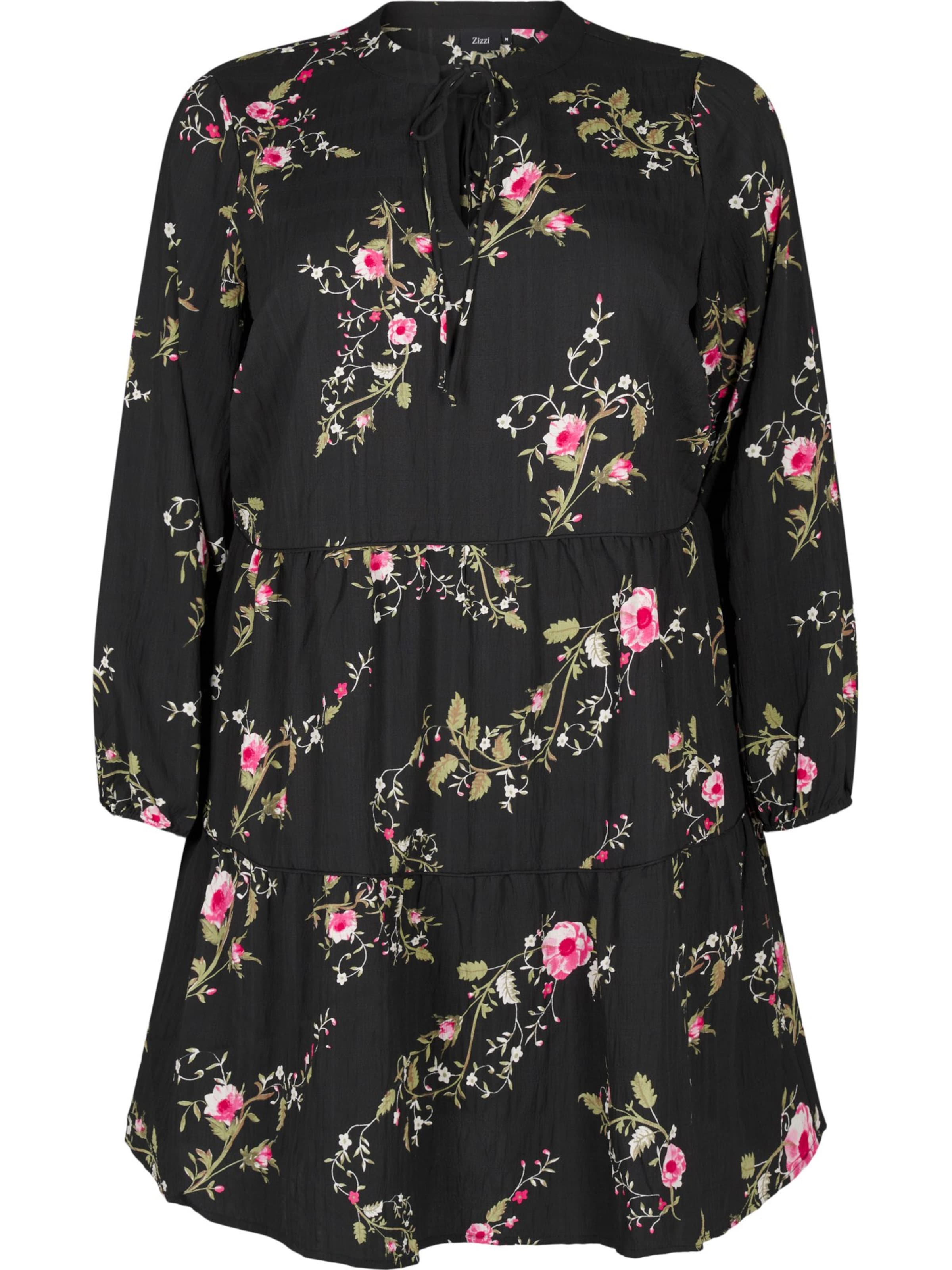 Zizzi Šaty – černá: přední strana