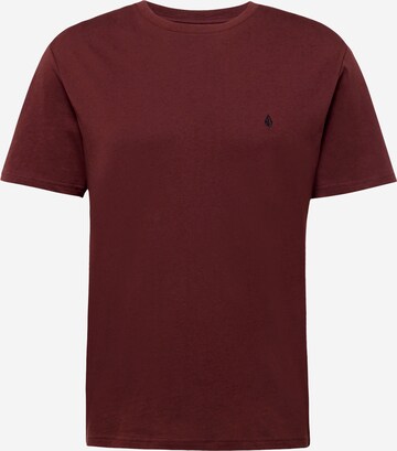 Volcom - Camiseta 'Stone Blanks' en marrón: frente