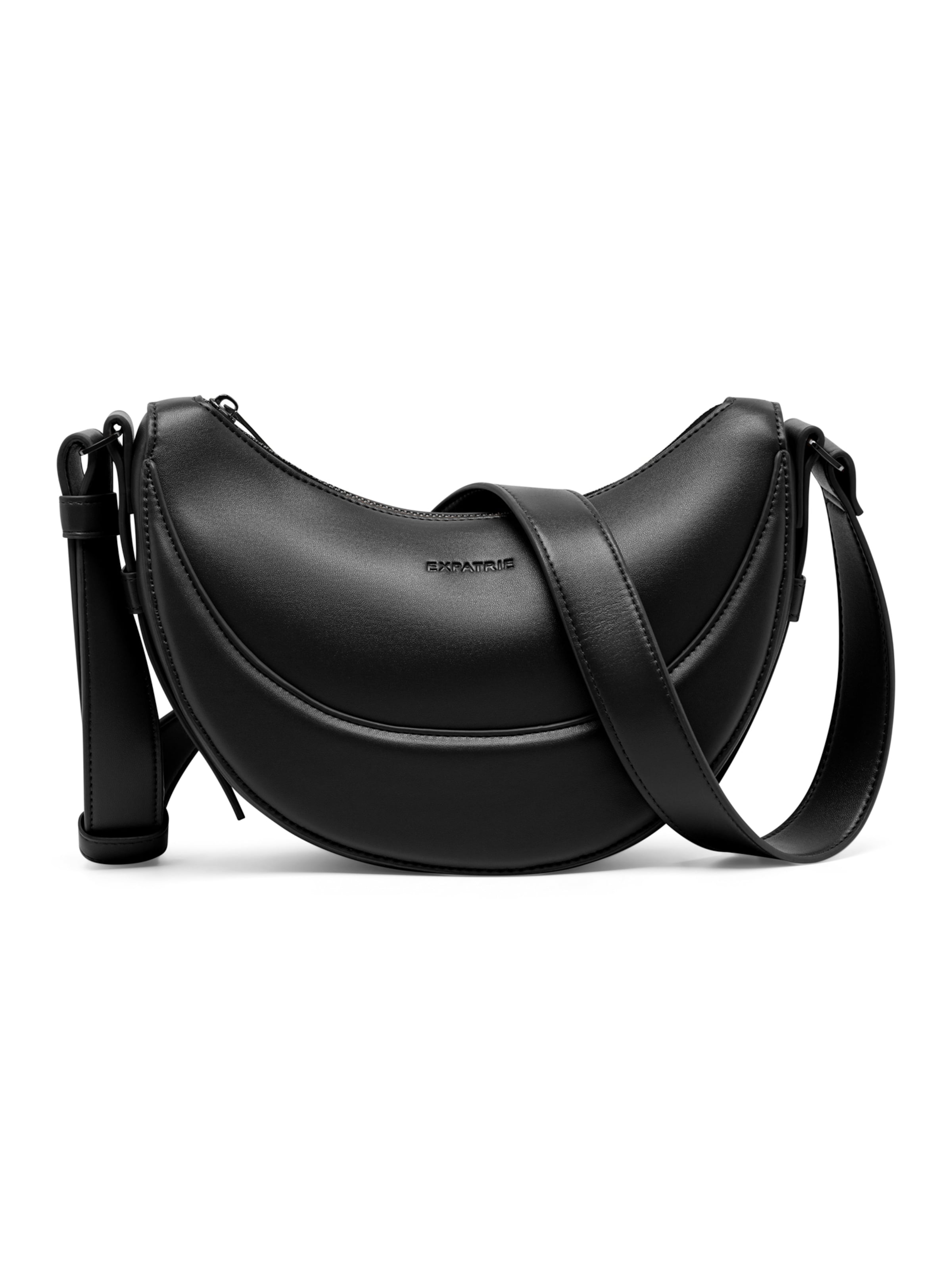 Expatrié - Bolso de hombro 'Livia' en negro: frente