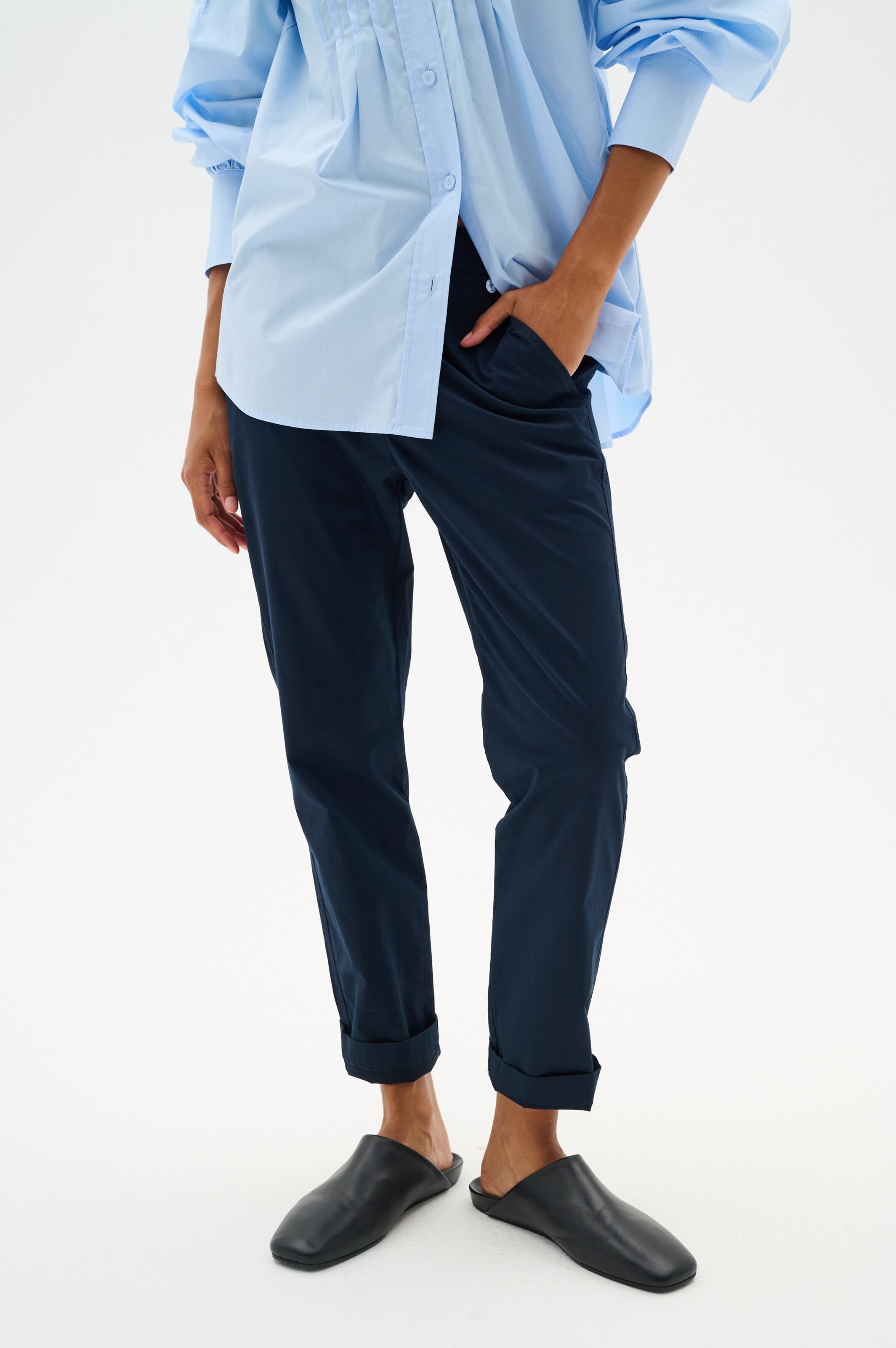 Regular Pantalon 'Anna' InWear en bleu