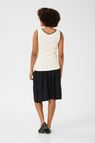 Haut 'CRRibba' Cream en blanc