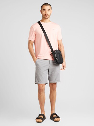 JACK & JONES - Regular Calças chino 'DAVE' em cinzento