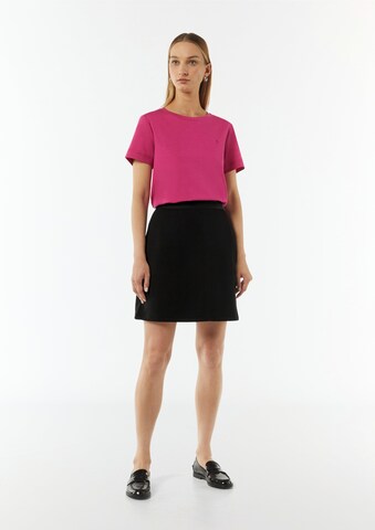 comma casual identity Rok in Zwart: voorkant