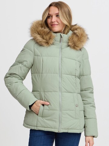 Fransa Winter jacket 'Marna JA 2' in Green: front