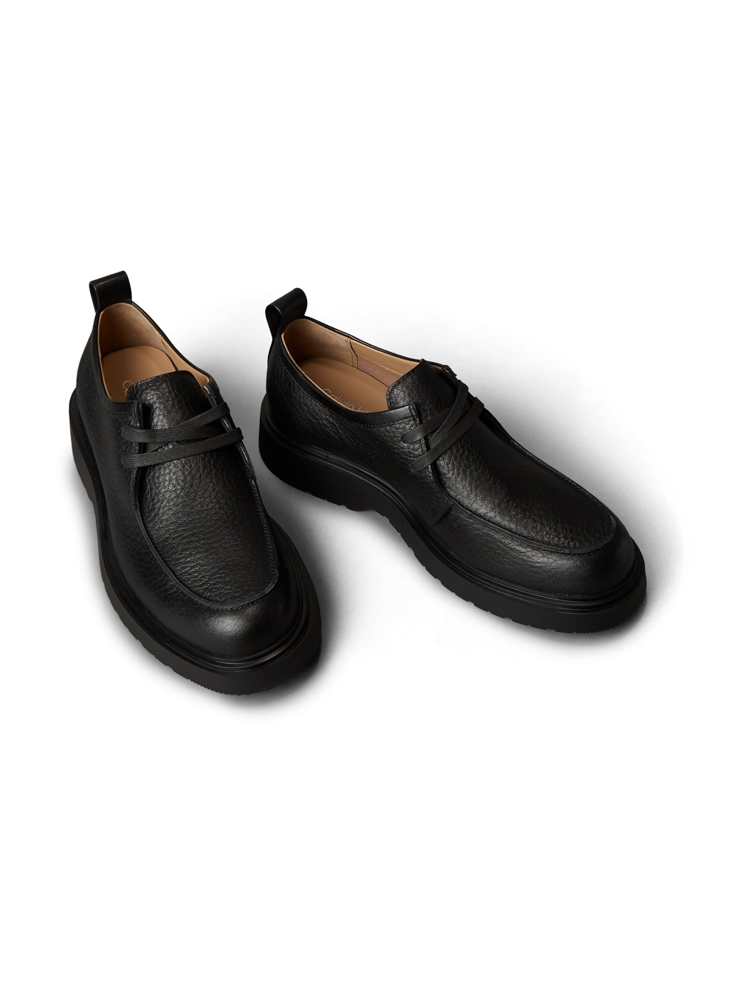 Calvin Klein Обувь на шнуровке 'COMBAT APRON' в Черный