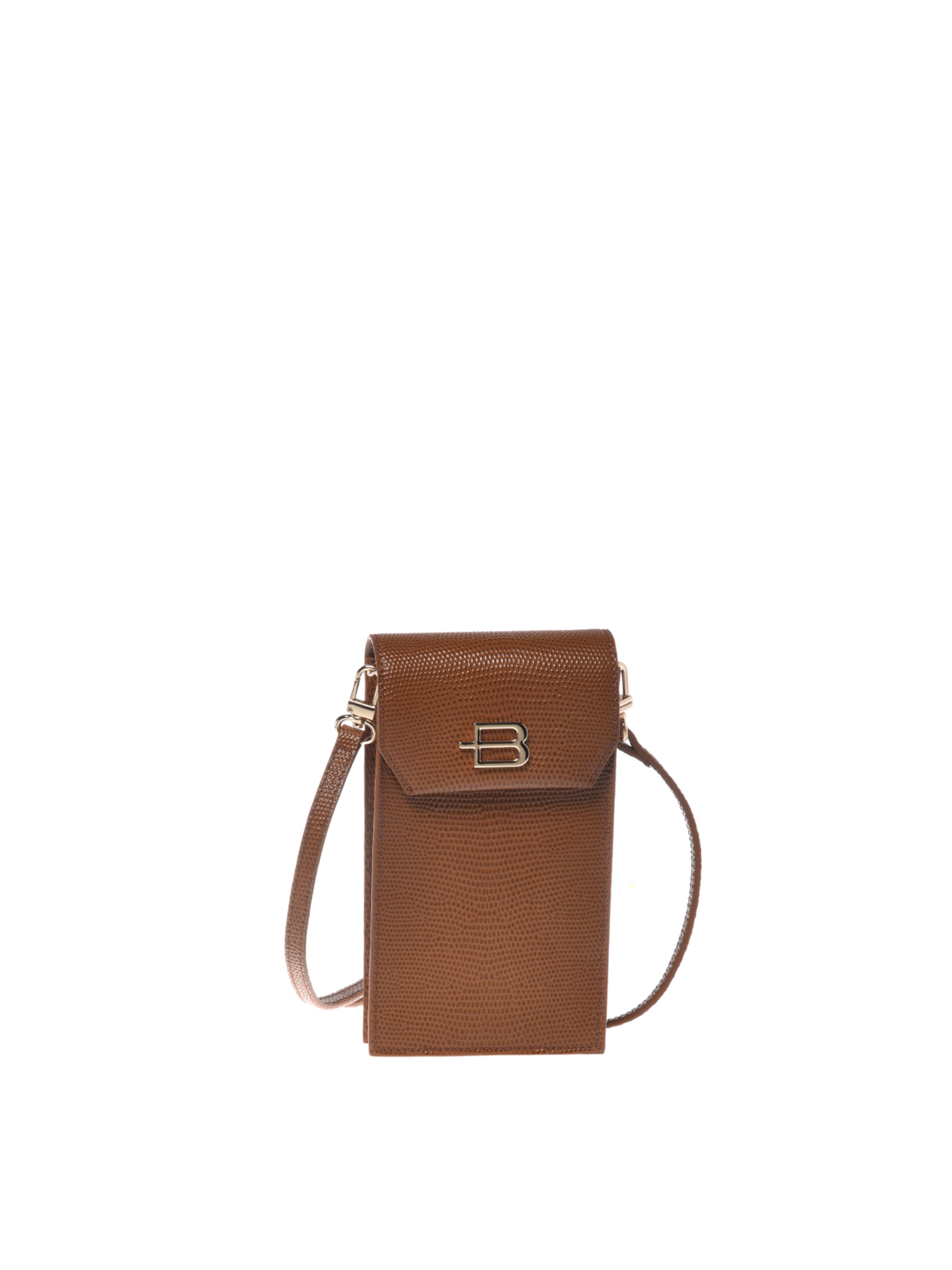 BALDININI Handtas in Bruin: voorkant