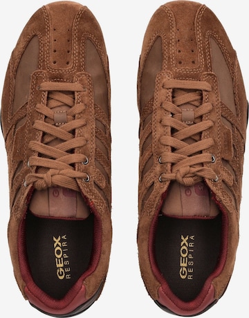 GEOX U WELLS Heren Sneakers - BROWNCOTTO/LT BROWN - Maat 43 GEOX U WELLS Heren Sneakers - BROWNCOTTO/LT BROWN - Maat 43