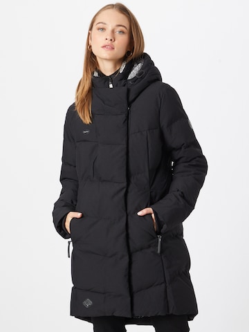 Ragwear Χειμερινό παλτό 'Pavla' σε μαύρο: μπροστά