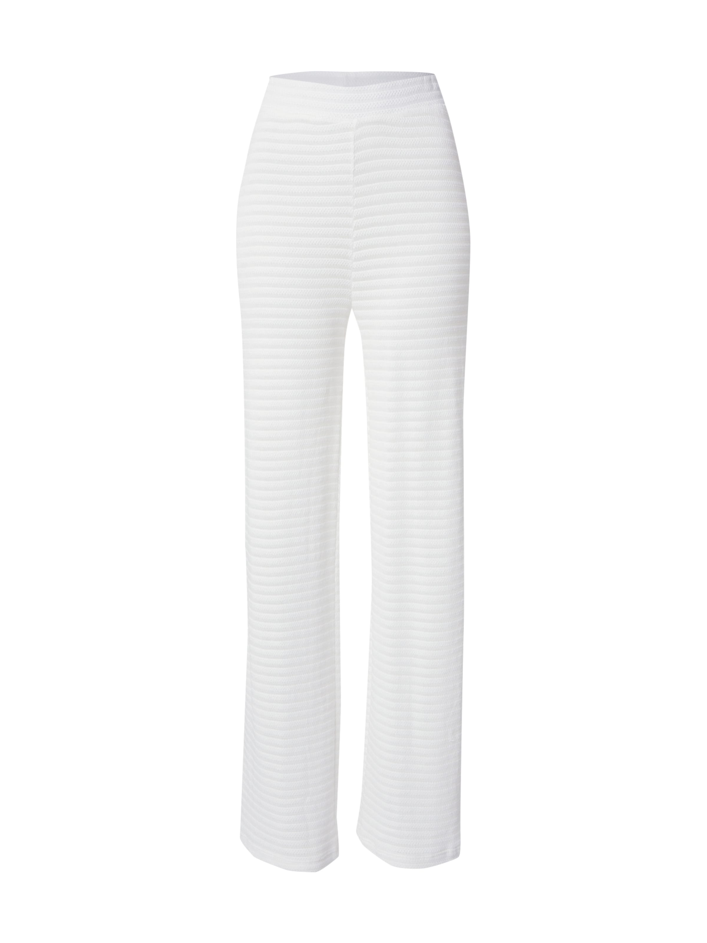 PIECES Pantalon 'PCManilla' en blanc, Vue avec produit