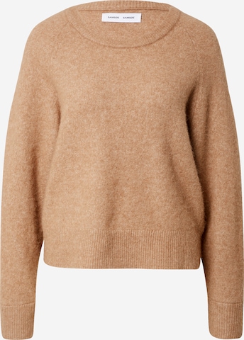 Samsøe Samsøe Sweater in Brown: front