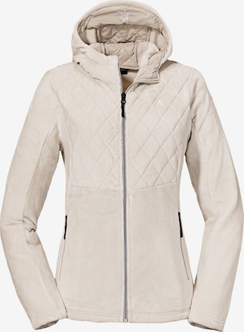 Veste en polaire fonctionnelle 'Stockalp' Schöffel en beige : devant