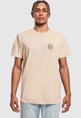Mister Tee T-Shirt 'LA City' in Beige: Vorderseite