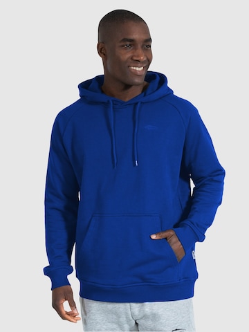 Smilodox Sweatshirt 'Jagger' in Blauw: voorkant