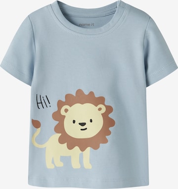 NAME IT Тениска 'NBMHOS' в синьо: отпред