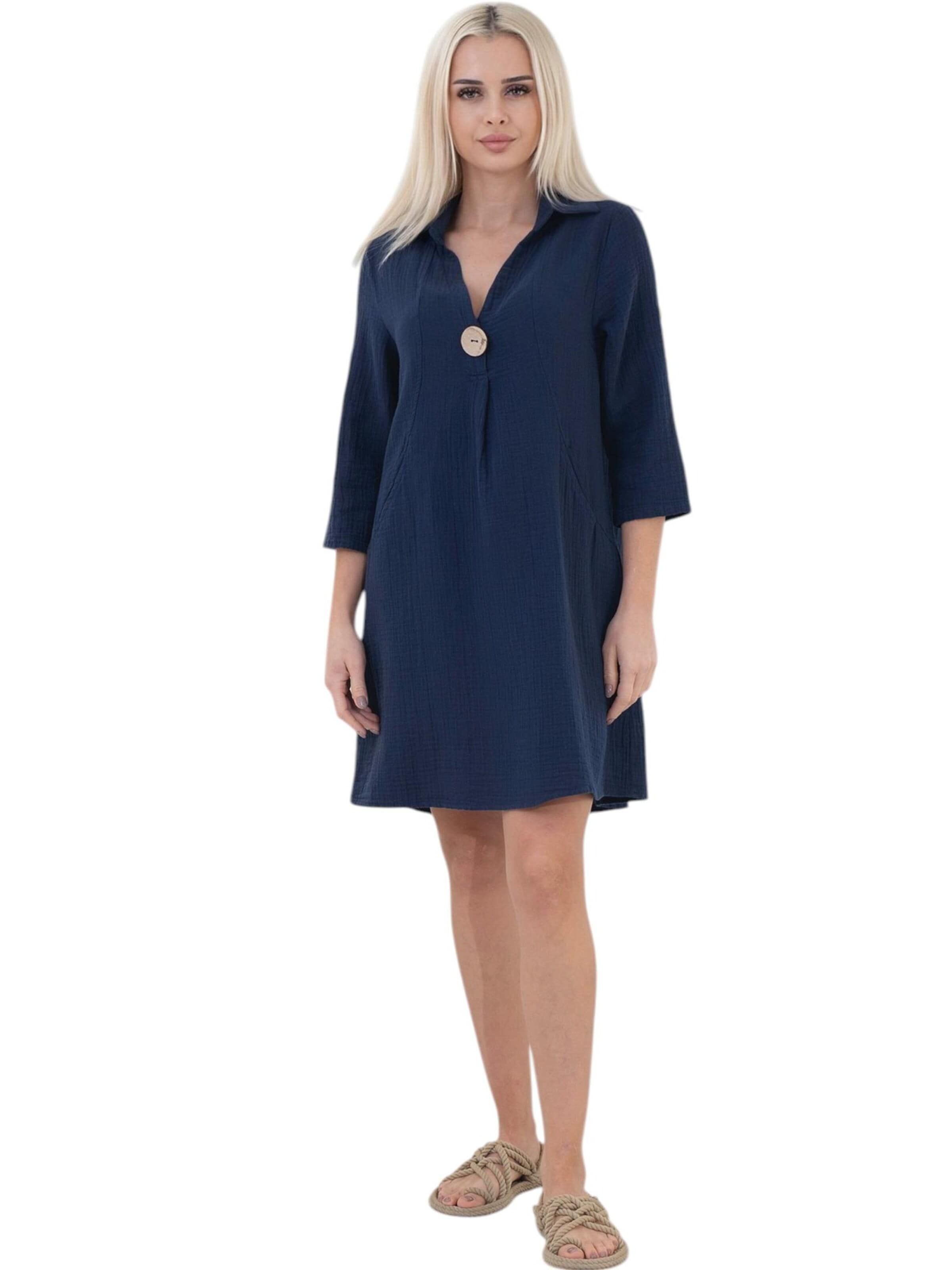 WENOR Zomerjurk 'LUMA' in Blauw: voorkant