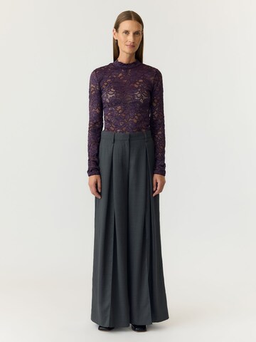 YAS Shirt 'YASLacey' in Purple