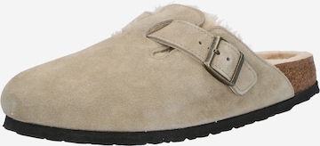 BIRKENSTOCK Pistokkaat 'Boston LEVE' värissä harmaa: etupuoli
