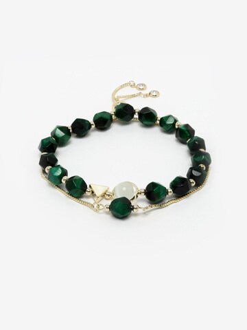 AVANT-GARDE PARIS Armband 'Statement' in Grün: Vorderseite