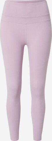 Varley Skinny Workout Pants in Purple: front