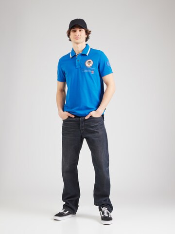Tricou 'GANDY' de la NAPAPIJRI pe albastru