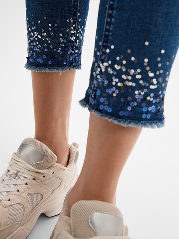 Angels Slimfit Jeans 'Ornella' in Blauw