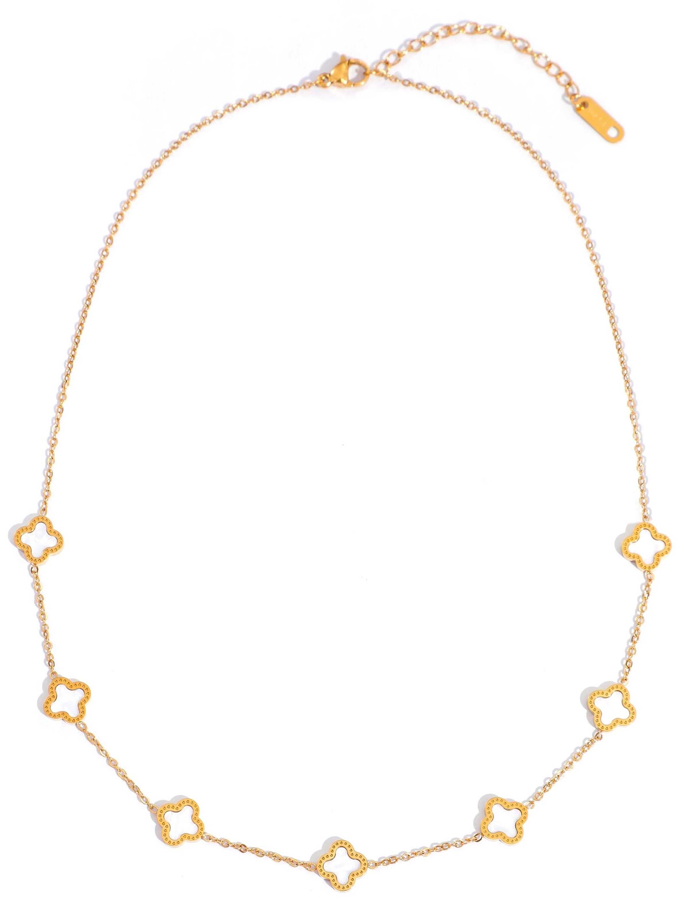 NTHIRTYTHREE Necklace in White: front