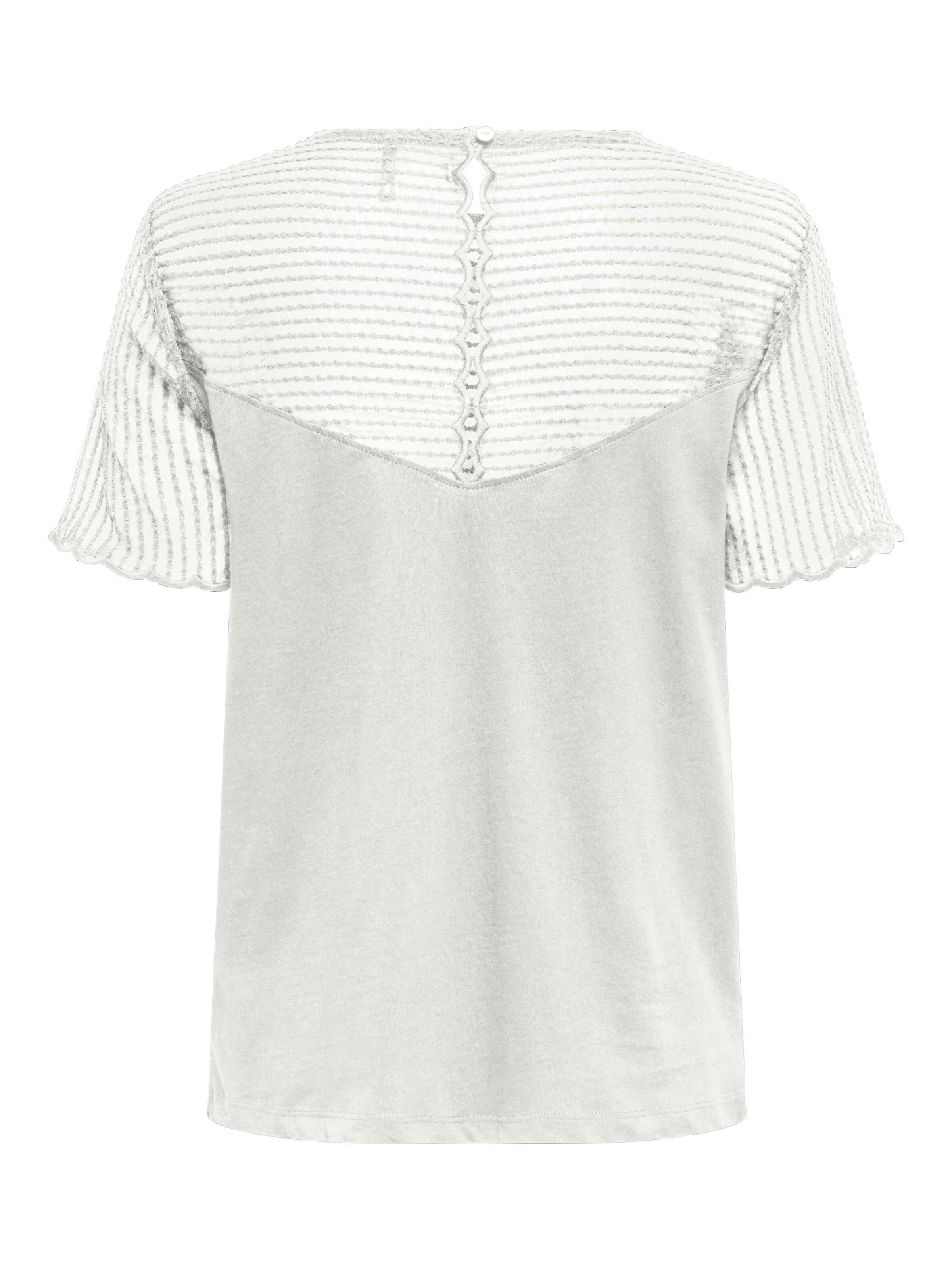 ONLY - Camiseta en blanco