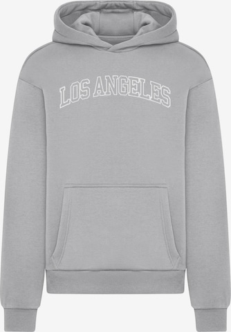 Felpa 'Los Angeles' di Mister Tee in grigio: frontale