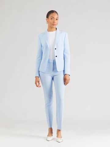 HUGO Slimfit Kalhoty s puky 'Hagonia-1' – modrá