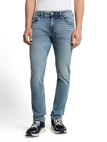 Coupe slim Jean 'PIERS' TOM TAILOR DENIM en bleu : devant