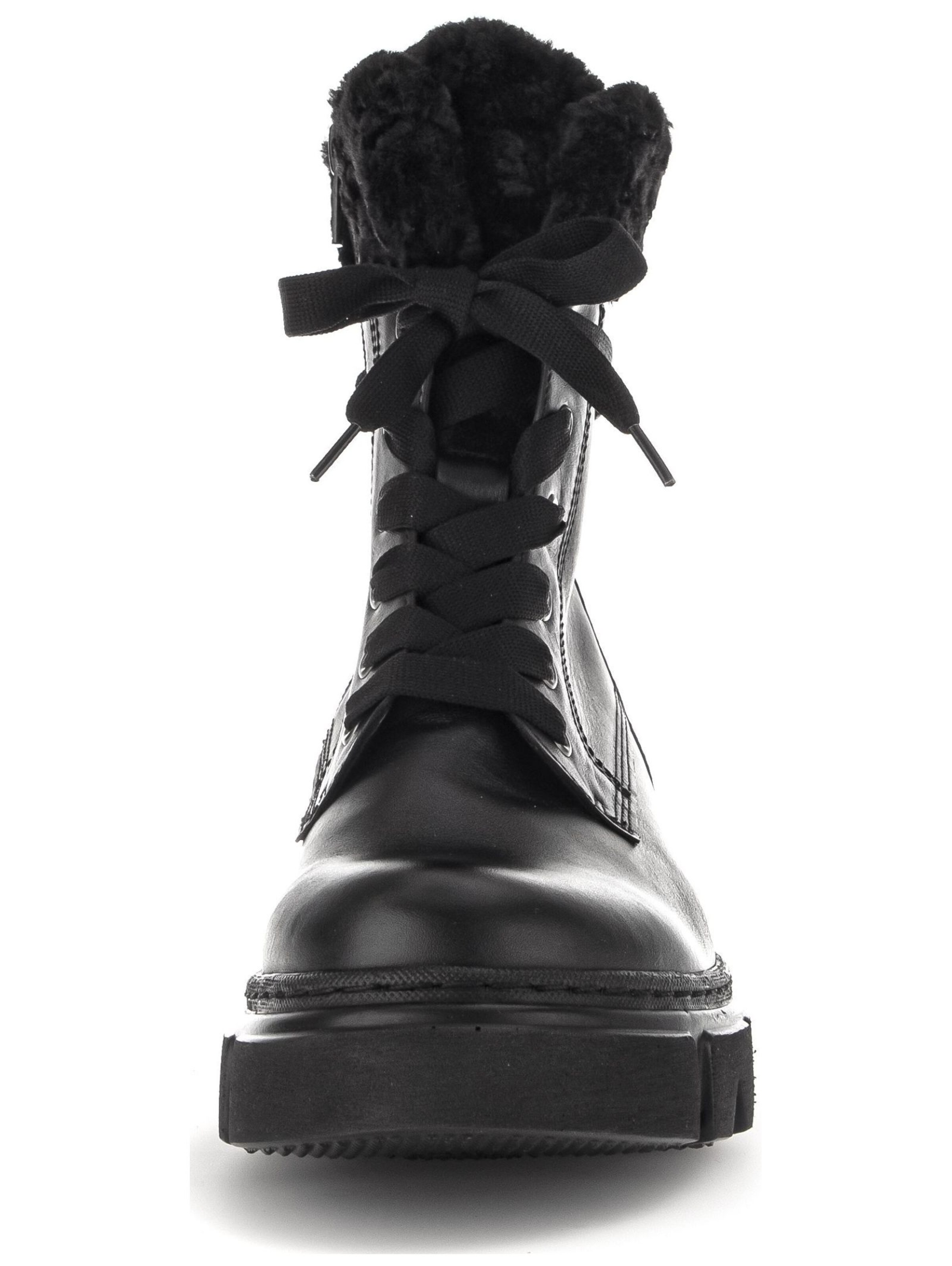 GABOR Schnürstiefelette in Schwarz