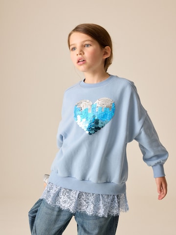 Next Sweatshirt in Blauw: voorkant