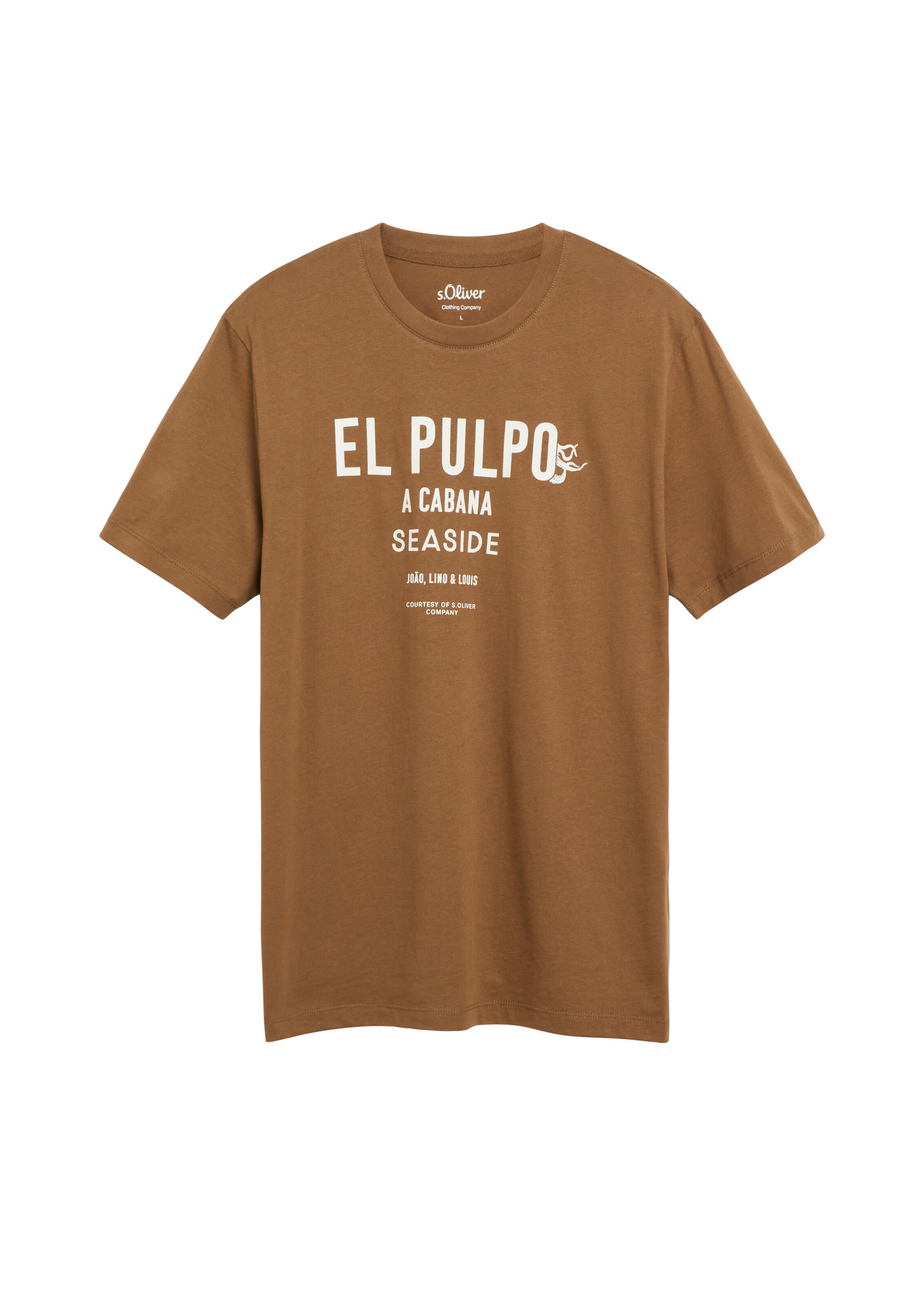 s.Oliver Shirt in Brown: front