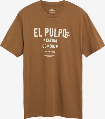 s.Oliver Shirt in Brown: front