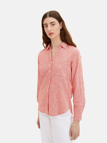 TOM TAILOR Bluse in Orange