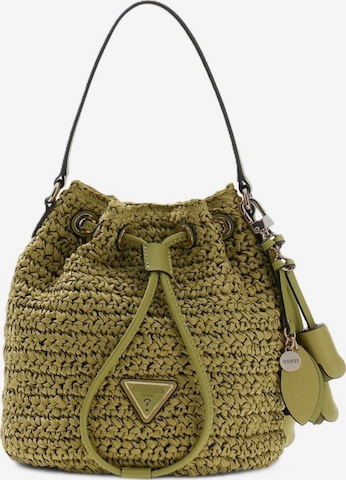 GUESS Schoudertas 'WG992303' in Groen: voorkant