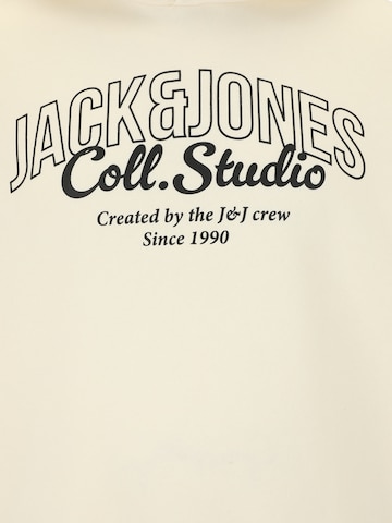 Jack & Jones Plus Sweatshirt 'JJMAKOTO' in White