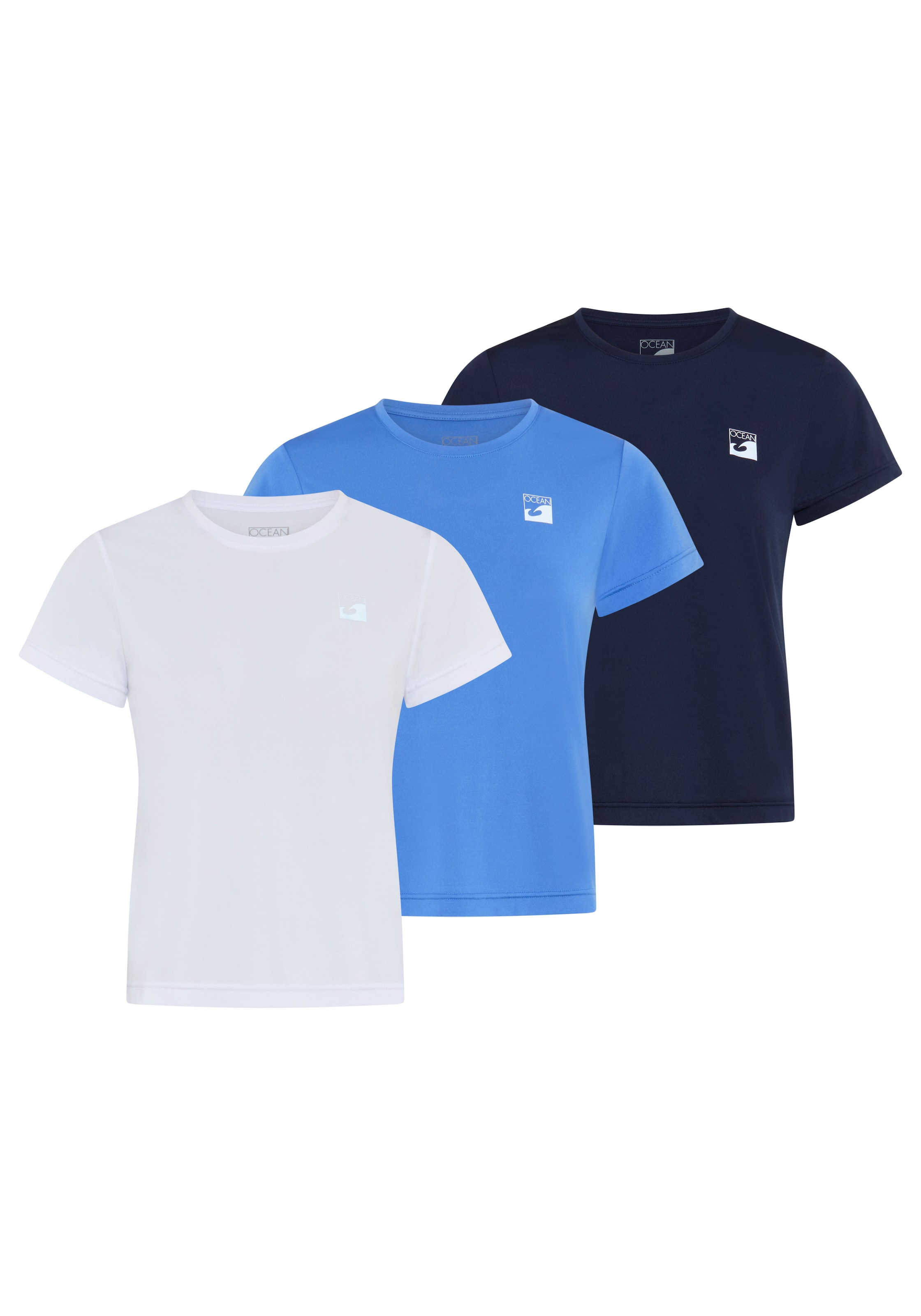 OCEAN SPORTSWEAR Performance Shirt in Blue: front